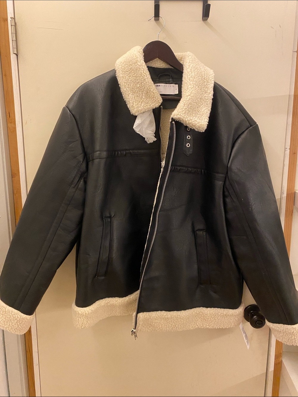 ASOS Faux shearling men’s jacket